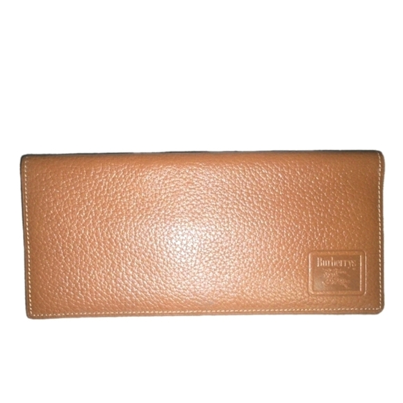 Burberry Handbags - LIKE NEW - Burberry Tan Leather Wallet